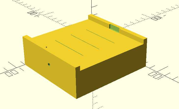 3d model of a the jig base