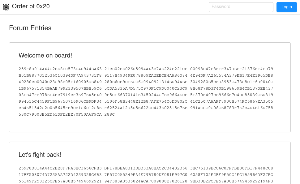 order of 0x20 darkweb forum
